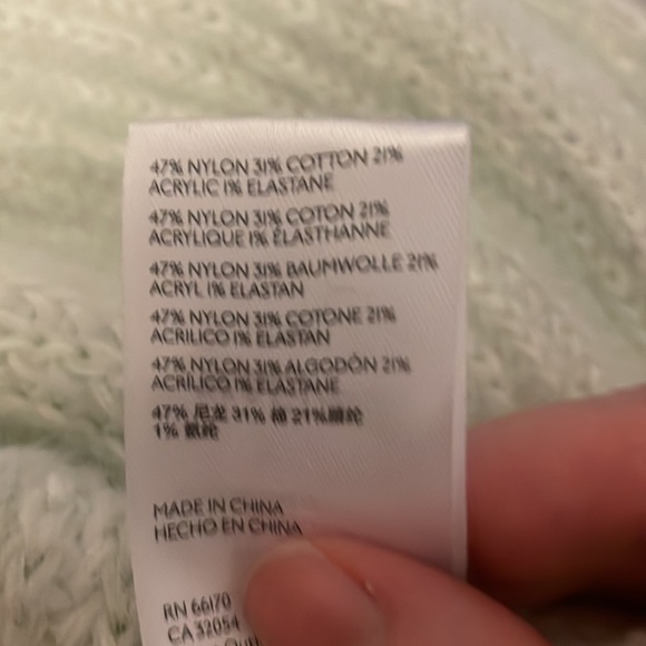 Urban Outfitters | Kane Wrap Sweater Mint Green Cozy Small - Picture 8 of 8